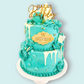 Rosette Drip Cake - Teeze Cakes