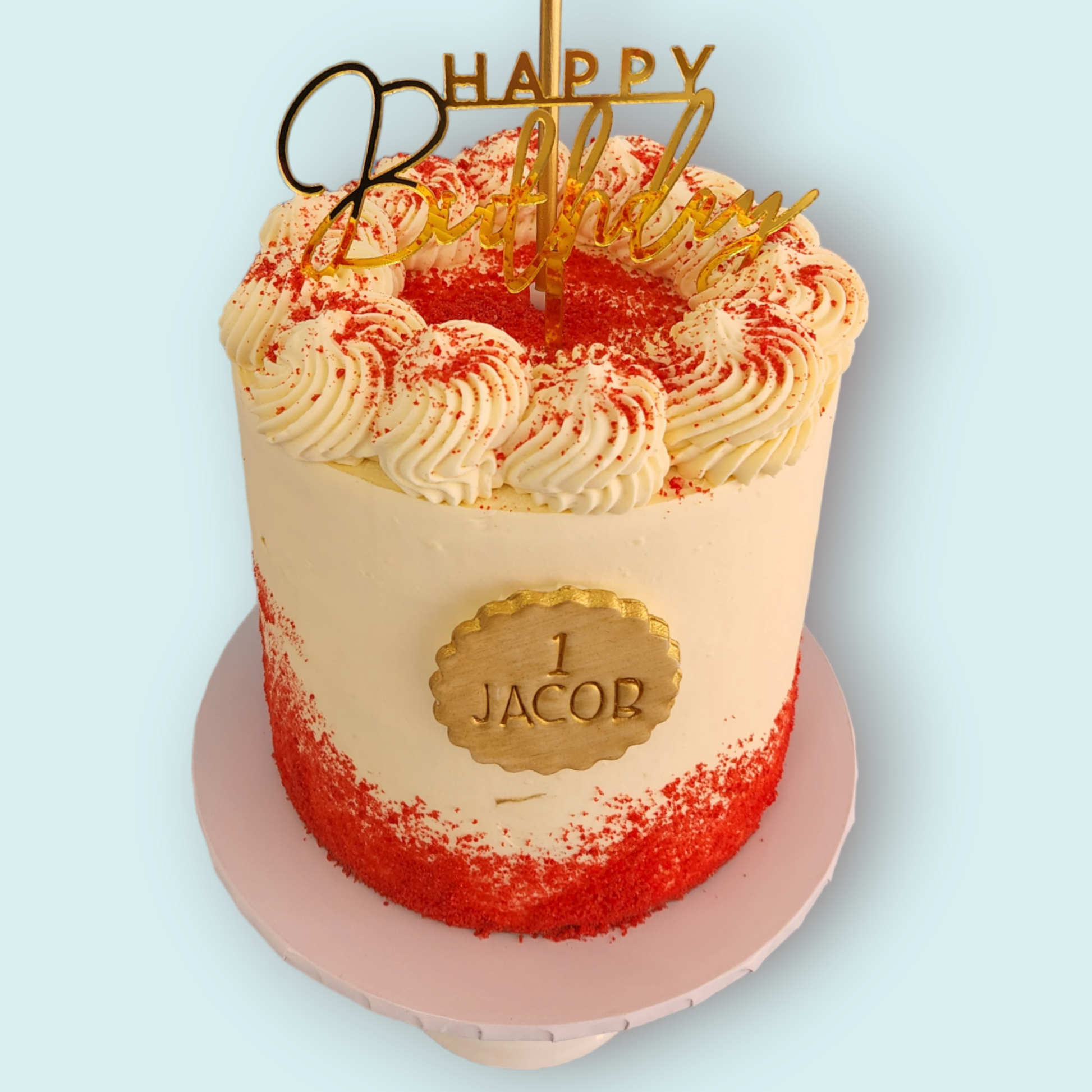 Red Velvet & Cream Cheese Cake - Teeze Cakes