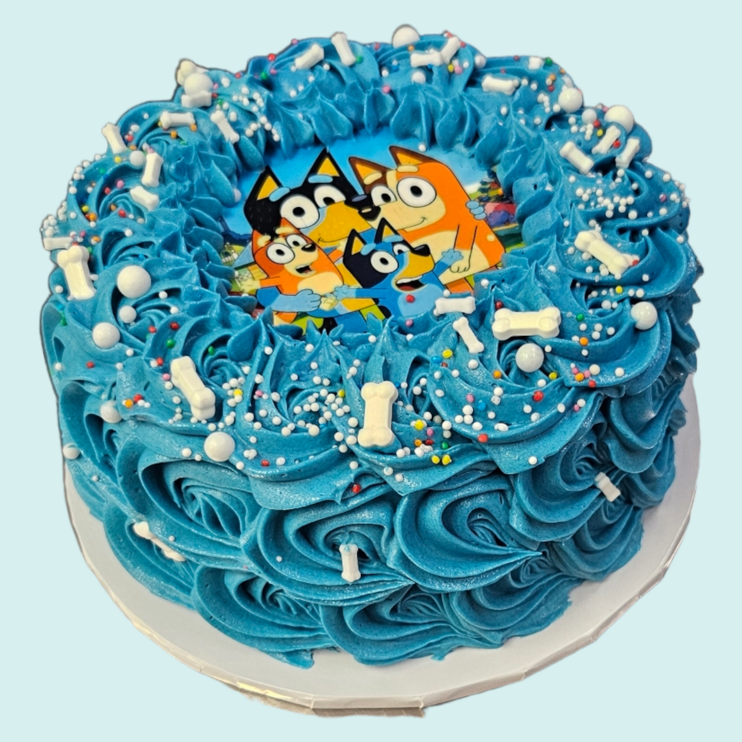 Rosette Bluey Cake* - Teeze Cakes